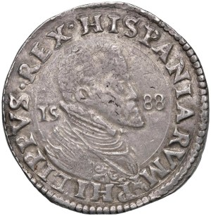 Italian Mints - MILAN Philip II of Habsburg (1554-1598) Scudo 1588...