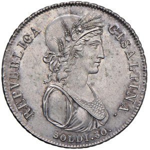 Italian Mints - MILANO Repubblica cisalpina (1800-1802) 30 Soldi A...