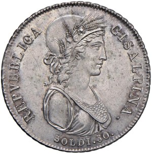Italian Mints - MILAN Cisalpine Republic (1800-1802) 30 Soldi A...