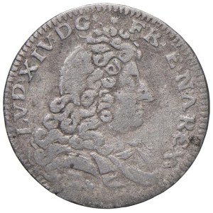 Italian Mints - MODENA Luigi XIV di Francia (1704-1706) Mezza Lira...