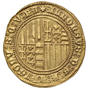Italian Mints - NAPLES Alfonso I of Aragon (1442-1458) Sesquiducat...