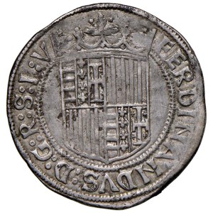 Italian Mints - NAPLES Ferdinand I of Aragon (1458-1494) Tarì sig...