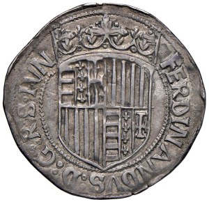 Italian Mints - * NAPLES Ferdinand I of Aragon (1458-1494) Tarì s...