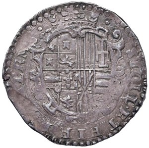 Italian Mints - NAPLES Philip II of Habsburg (1554-1598) Half Duke...