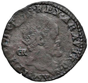 Italian Mints - NAPLES Philip II of Habsburg (1554-1598) Tornese do...