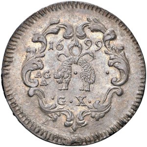 Italian Mints - NAPLES Charles II of Habsburg (1674-1700) 1-ounce carlin...