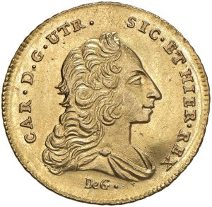 Italian Mints - NAPLES Charles of Bourbon (1734-1759) 6 Ducati 1753 ...