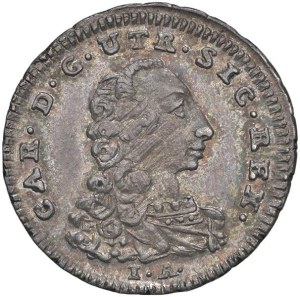 Italian Mints - NAPLES Charles of Bourbon (1734-1759) Mezzo Carlino ...