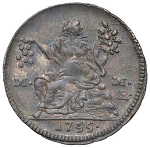 Italian Mints - NAPLES Charles of Bourbon (1734-1759) Mezzo Carlino ...