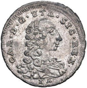 Italian Mints - NAPLES Charles of Bourbon (1734-1759) Mezzo Carlino ...