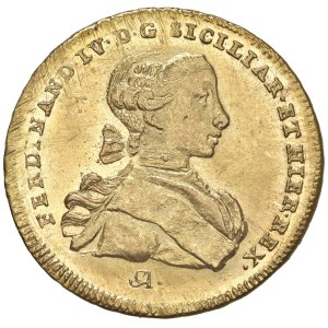 Italian Mints - NAPOLI Ferdinando IV di Borbone (1759-1816) 6 Duca...
