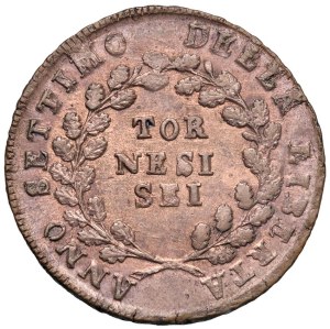 Italian Mints - NAPLES Neapolitan Republic (1799) 6 Tornesi 1799...