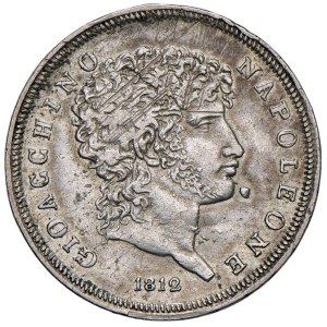 Italian Mints - NAPLES Joachim Murat (1808-1815) Lira 1812 - Ma...