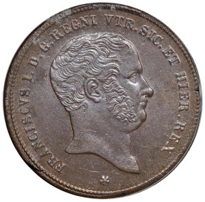 Italian Mints - NAPLES Francis I of Bourbon (1825-1830) 10 Tournaments...