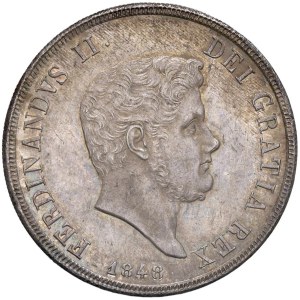 Italian Mints - NAPLES Ferdinand II of Bourbon (1830-1859) Piastr...