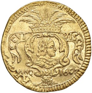 Italian Mints - * PALERMO Charles II of Habsburg (1674-1700) Scudo Ric...