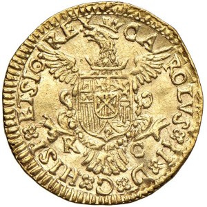Italian Mints - * PALERMO Carlo II d'Asburgo (1674-1700) Scudo Ric...