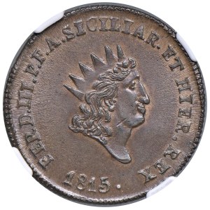 Italian Mints - PALERMO Ferdinand III of Bourbon (1759-1816) 5 Gr...