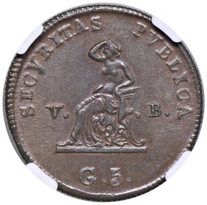Italian Mints - PALERMO Ferdinand III of Bourbon (1759-1816) 5 Gr...