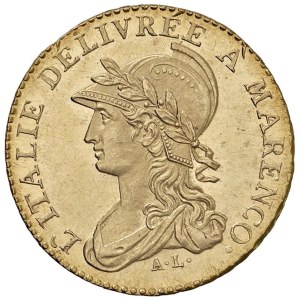 Italian Mints - TORINO Subalpine Republic (1800-1802) 20 Francs...