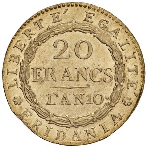 Italian Mints - TORINO Repubblica subalpina (1800-1802) 20 Franchi...