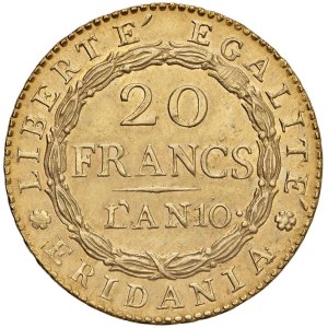 Italian Mints - TORINO Repubblica subalpina (1800-1802) 20 Franchi...