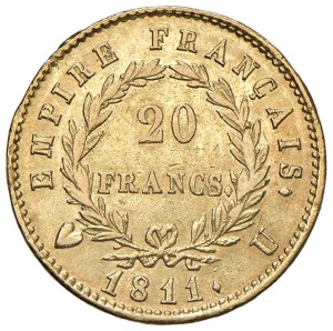 Italian Mints - TORINO Napoleon I (1804-1814) 20 Francs 1811 U -...