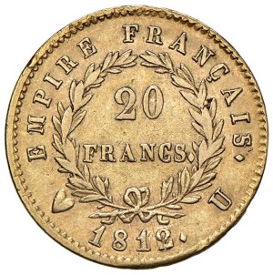 Italian Mints - TORINO Napoleon I (1804-1814) 20 Francs 1812 U -...