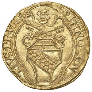 Papal coins - Innocenzo VIII (1484-1492) Fiorino di camera - Mun...