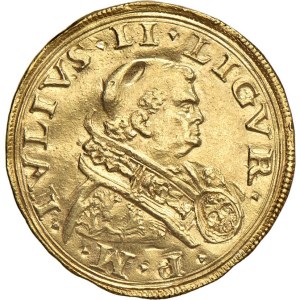 Papal coins - Julius II (1503-1513) Double chamber florin - M...
