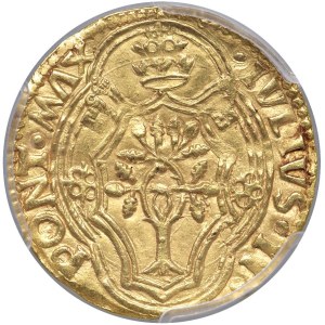 Papal coins - Giulio II (1503-1513) Bologna - Ducato con armetta...