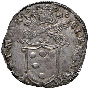 Papal coins - Clement VII (1523-1534) Quarto di Ducato - Munt. ...