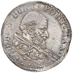 Papal coins - Pius IV (1559-1566) Bologna - White - Munt. 70 AG ...