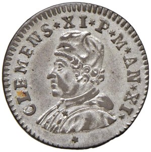 Papal coins - Clement XI (1700-1721) Ferrara - Muraiola da 4 Ba...