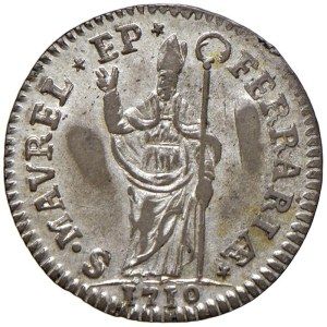 Papal coins - Clement XI (1700-1721) Ferrara - Muraiola da 4 Ba...