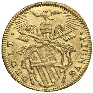 Papal coins - Clement XII (1730-1740) Mint 1739 - Munt. Man.