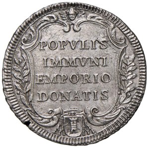 Papal coins - Clement XII (1730-1740) Testone An. IV - Munt. 39...