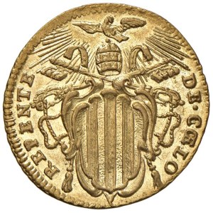 Papal coins - Benedict XIV (1740-1758) Zecchino 1743 - Munt. 8b...