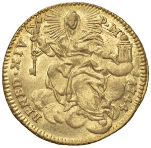 Papal coins - Benedict XIV (1740-1758) Zecchino 1744 - Munt. 10...