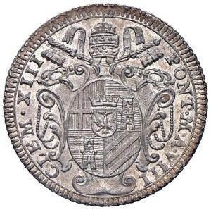 Papal coins - Clement XIII (1758-1769) Julius 1765 An. VIII - M...
