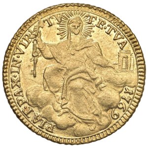 Papal coins - Clemente XIV (1769-1774) Zecchino 1769 An. I - Mun...