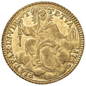 Papal coins - Clemente XIV (1769-1774) Zecchino 1769 An. I - Mun...