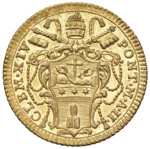 Papal coins - Clement XIV (1769-1774) Mint 1770 An. II - Mu...