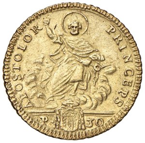 Papal coins - Pius VI (1775-1799) Double Roman 1785 - Munt. 3h A...
