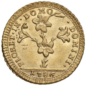 Papal coins - Pius VI (1775-1799) Double Roman 1786 - Munt. 4 AU...