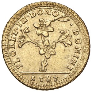 Papal coins - Pius VI (1775-1799) Double Roman 1787 - Munt. 4th A...