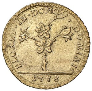 Papal coins - Pius VI (1775-1799) Roman Half Double 1778 - Munt...