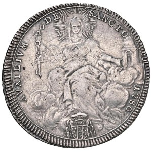 Papal coins - Pio VI (1775-1799) Scudo 1780 An. VI - Munt. manca...