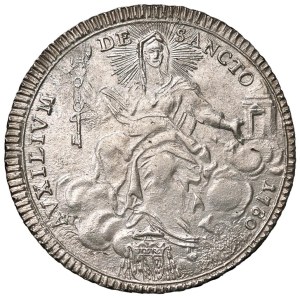 Papal coins - Pius VI (1775-1799) Shield 1780 An. VI - Munt. 17I A...