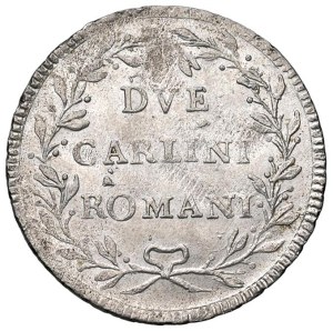 Papal coins - Pius VI (1775-1799) 2 Roman Carlini of 15 Baiocchi...